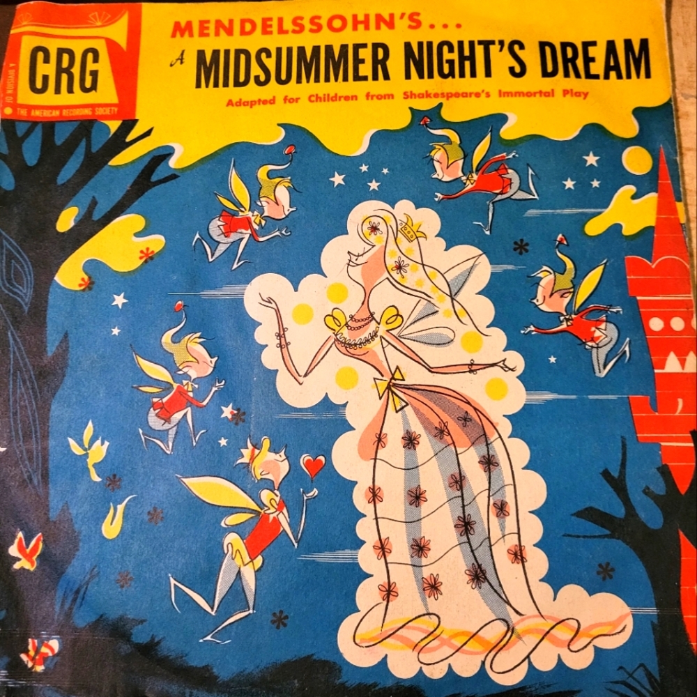 Midsummer Nights dream vynle record